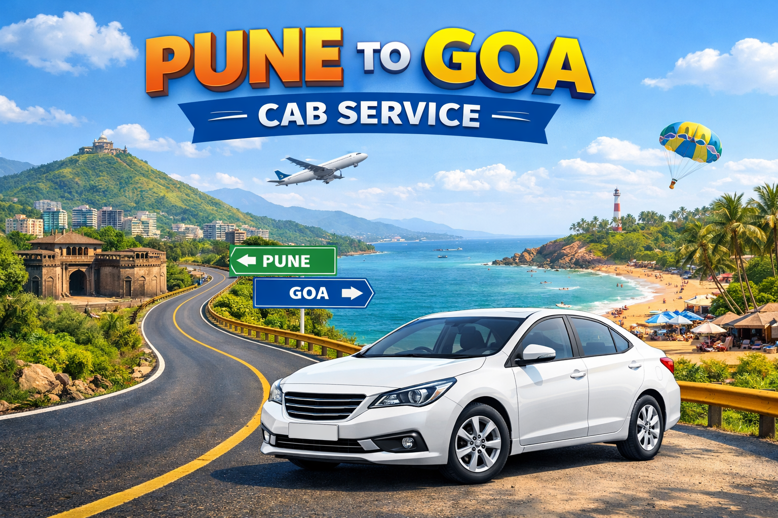 Pune to Goa Cab Service